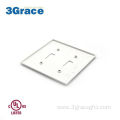 2 Gang Toggle Switch Plate